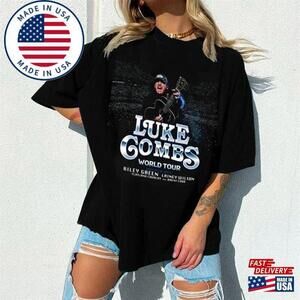 Luke Combs World Tour Country Song   T-Shirt Unisex